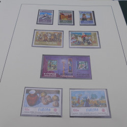 Collection timbres d'Europa 1956-1977 complet en 2 albums Safe.