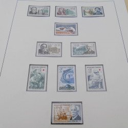 Collection timbres de France 1960-1977 neuf** en 2 albums Safe.