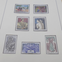 Collection timbres de France 1960-1977 neuf** en 2 albums Safe.