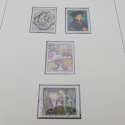 Collection timbres de France 1960-1977 neuf** en 2 albums Safe.