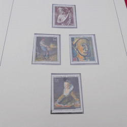 Collection timbres de France 1960-1977 neuf** en 2 albums Safe.