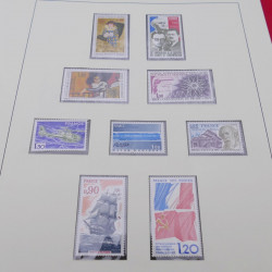 Collection timbres de France 1960-1977 neuf** en 2 albums Safe.