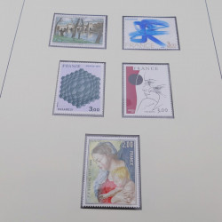 Collection timbres de France 1960-1977 neuf** en 2 albums Safe.