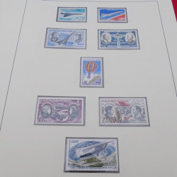 Collection timbres de France 1960-1977 neuf** en 2 albums Safe.