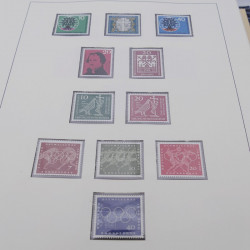 Collection timbres d'Allemagne RFA 1956-1977 neuf** en 2 albums Safe