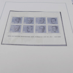 Collection timbres d'Allemagne RFA 1956-1977 neuf** en 2 albums Safe