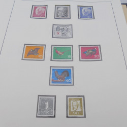 Collection timbres d'Allemagne RFA 1956-1977 neuf** en 2 albums Safe