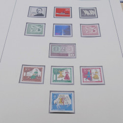 Collection timbres d'Allemagne RFA 1956-1977 neuf** en 2 albums Safe