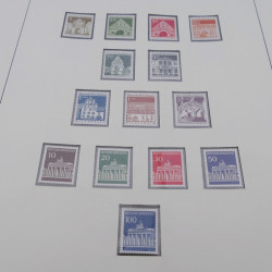 Collection timbres d'Allemagne RFA 1956-1977 neuf** en 2 albums Safe