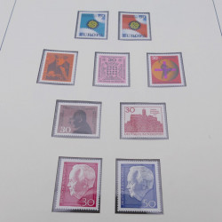 Collection timbres d'Allemagne RFA 1956-1977 neuf** en 2 albums Safe