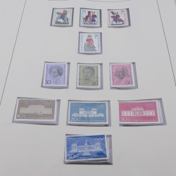 Collection timbres d'Allemagne RFA 1956-1977 neuf** en 2 albums Safe