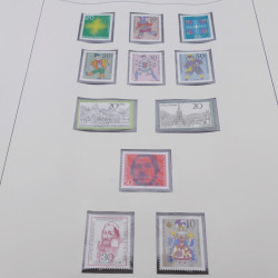 Collection timbres d'Allemagne RFA 1956-1977 neuf** en 2 albums Safe