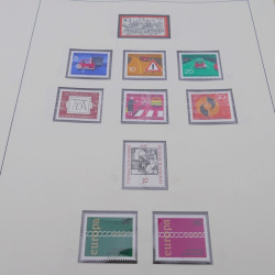 Collection timbres d'Allemagne RFA 1956-1977 neuf** en 2 albums Safe