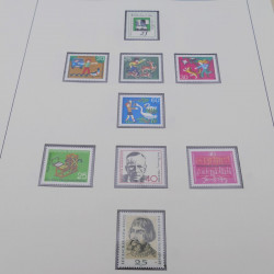 Collection timbres d'Allemagne RFA 1956-1977 neuf** en 2 albums Safe