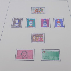 Collection timbres d'Allemagne RFA 1956-1977 neuf** en 2 albums Safe