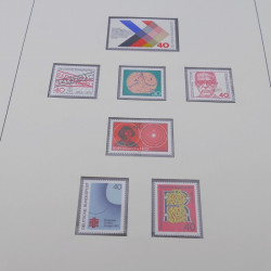 Collection timbres d'Allemagne RFA 1956-1977 neuf** en 2 albums Safe