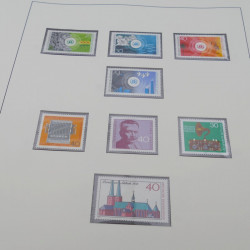 Collection timbres d'Allemagne RFA 1956-1977 neuf** en 2 albums Safe