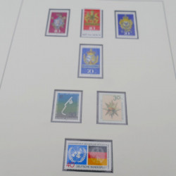 Collection timbres d'Allemagne RFA 1956-1977 neuf** en 2 albums Safe