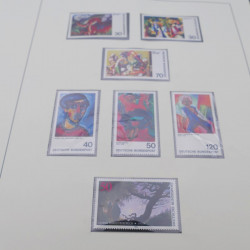 Collection timbres d'Allemagne RFA 1956-1977 neuf** en 2 albums Safe