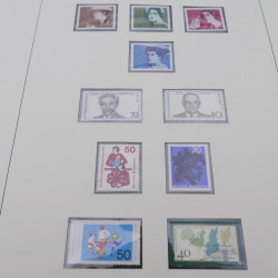 Collection timbres d'Allemagne RFA 1956-1977 neuf** en 2 albums Safe