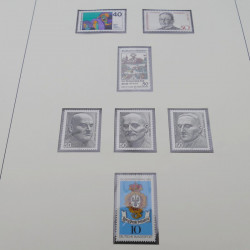 Collection timbres d'Allemagne RFA 1956-1977 neuf** en 2 albums Safe