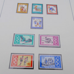 Collection timbres d'Allemagne RFA 1956-1977 neuf** en 2 albums Safe