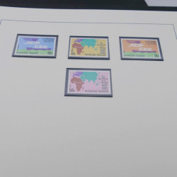 Collection timbres thématiques Europe-Afrique neuf** en album Safe.