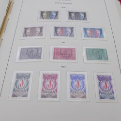 Collection timbres de France 1960-1983 neuf** en album Leuchtturm.