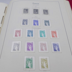 Collection timbres de France 1960-1983 neuf** en album Leuchtturm.