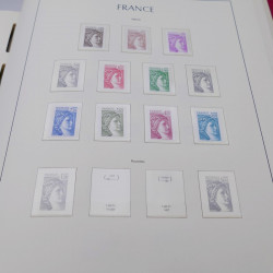 Collection timbres de France 1960-1983 neuf** en album Leuchtturm.