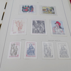 Collection timbres de France 1960-1983 neuf** en album Leuchtturm.