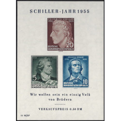 Allemagne République Démocratique bloc-feuillet de timbres N°6 neuf**.