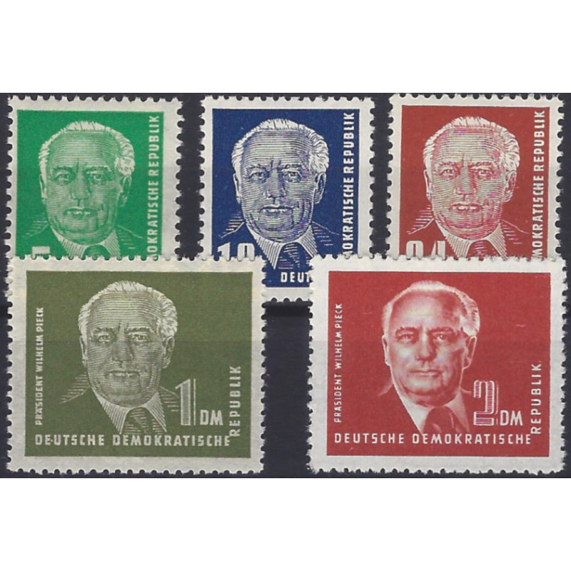 Allemagne République Démocratique timbres N°69-72A série neuf**.