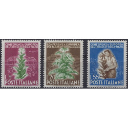 Italie timbres N°567-569 série neuf*.