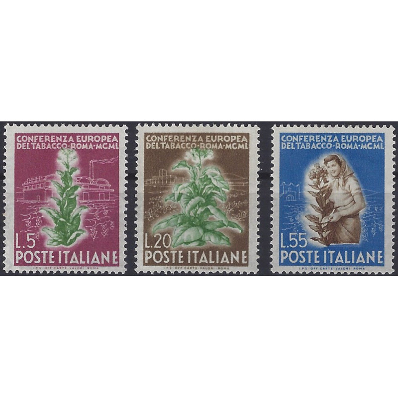 Italie timbres N°567-569 série neuf*.