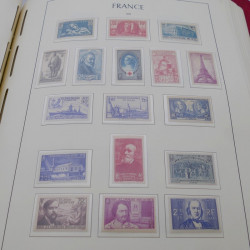 Collection timbres de France 1939-1959 neuf** en album Leuchtturm.