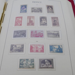 Collection timbres de France 1939-1959 neuf** en album Leuchtturm.