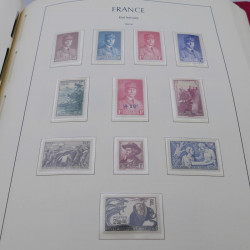 Collection timbres de France 1939-1959 neuf** en album Leuchtturm.