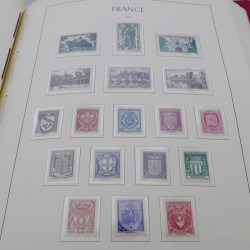 Collection timbres de France 1939-1959 neuf** en album Leuchtturm.