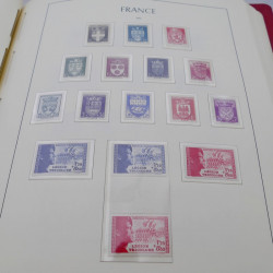 Collection timbres de France 1939-1959 neuf** en album Leuchtturm.