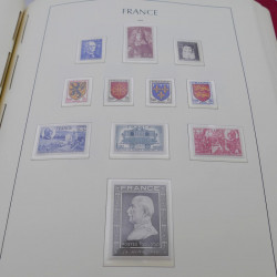 Collection timbres de France 1939-1959 neuf** en album Leuchtturm.