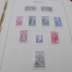 Collection timbres de France 1939-1959 neuf** en album Leuchtturm.