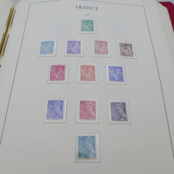 Collection timbres de France 1939-1959 neuf** en album Leuchtturm.