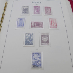 Collection timbres de France 1939-1959 neuf** en album Leuchtturm.