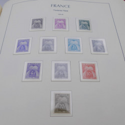 Collection timbres de France 1939-1959 neuf** en album Leuchtturm.