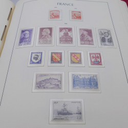 Collection timbres de France 1939-1959 neuf** en album Leuchtturm.