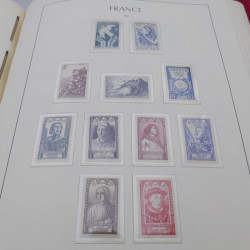 Collection timbres de France 1939-1959 neuf** en album Leuchtturm.