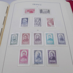 Collection timbres de France 1939-1959 neuf** en album Leuchtturm.