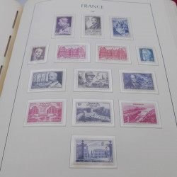 Collection timbres de France 1939-1959 neuf** en album Leuchtturm.