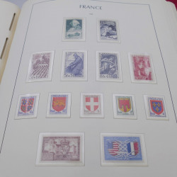 Collection timbres de France 1939-1959 neuf** en album Leuchtturm.